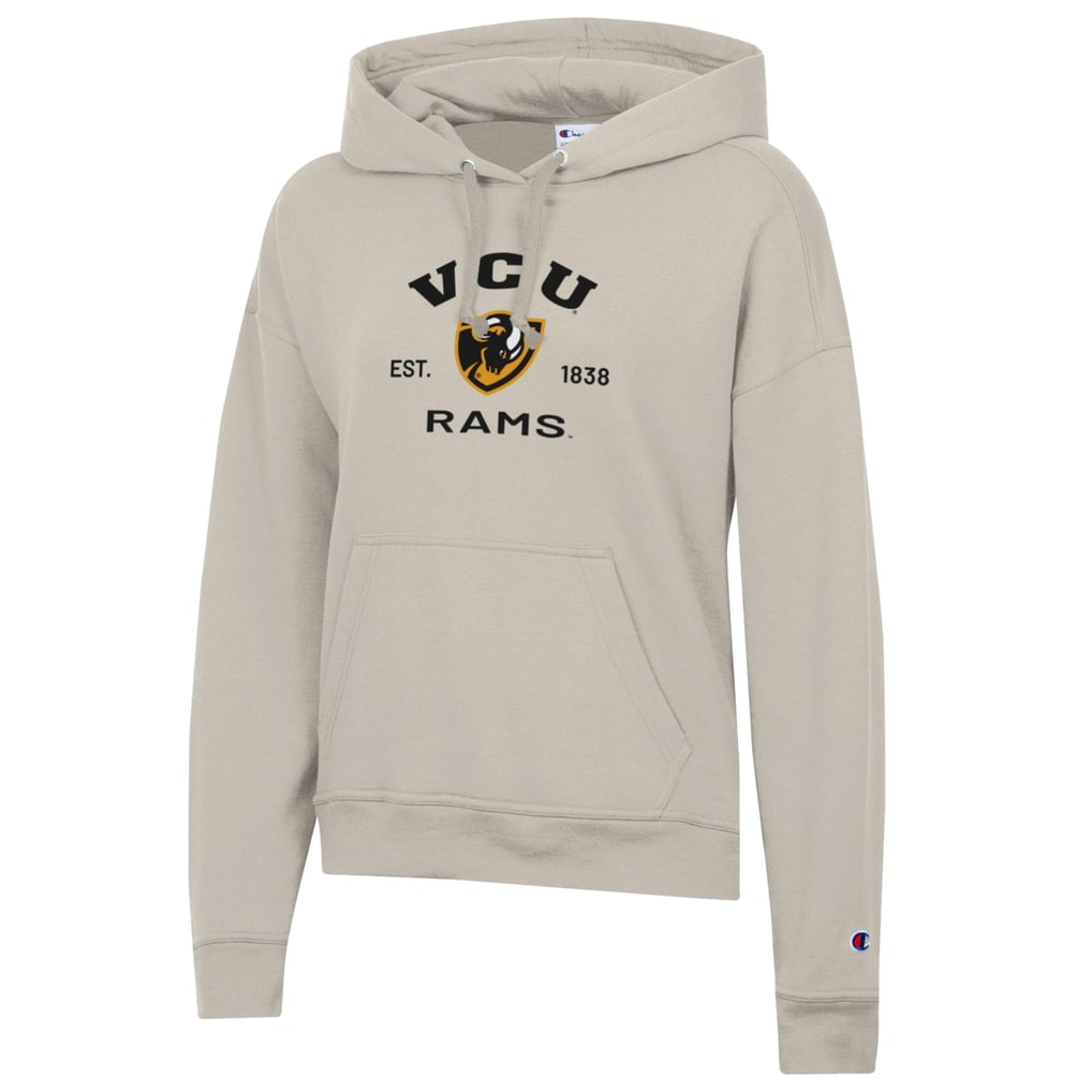  VCU Rams Champion Women's Powerblend Fleece Pullover Hoodie - Oatmeal